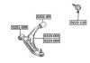 ASVA 0201-89 Control Arm-/Trailing Arm Bush